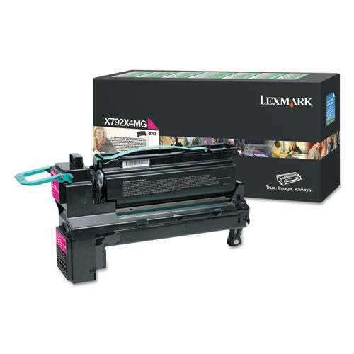 Lexmark X792X4MG Return Program Extra High-Yield Toner, 20,000 Page-Yield, Magenta