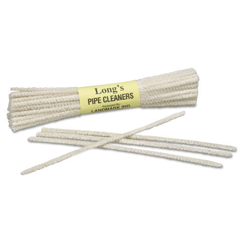 AbilityOne 9920002929946, SKILCRAFT Tobacco Pipe Cleaner, 6 x 1, Wire/Cotton, White, 24/Box
