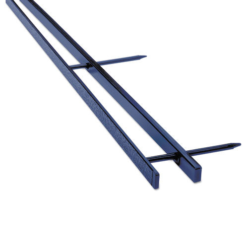 GBC VeloBind Reclosable Spines for 11 x 8.5 Documents, 4 Pins, 1.25" (200-Sheet) Capacity, Blue, 25/Pack