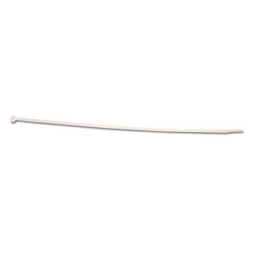 Tatco Nylon Cable Ties, 8 x 0.19, 50 lb, Natural, 1,000/Pack