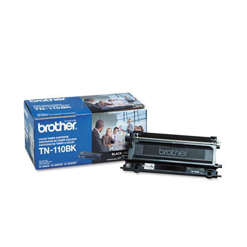 Brother TN110BK Toner, 2,500 Page-Yield, Black