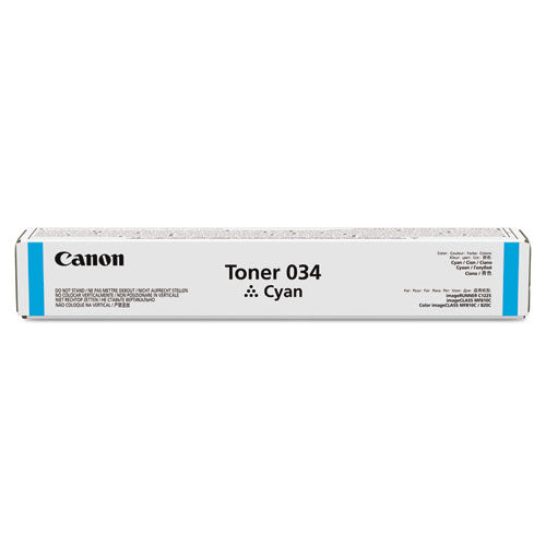 Canon 9453B001 (034) Toner, 7,300 Page-Yield, Cyan