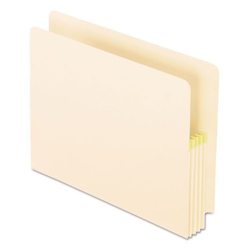 Pendaflex Convertible End Tab File Pockets, 3.5" Expansion, Letter Size, Manila, 25/Box