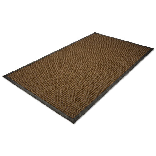 Guardian WaterGuard Indoor/Outdoor Scraper Mat, Rectangular, Brown Ridged Needle-Punch Surface, 36" x 10 ft