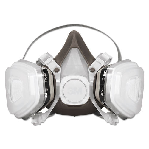 3M Half Facepiece Disposable Respirator Assembly, Large