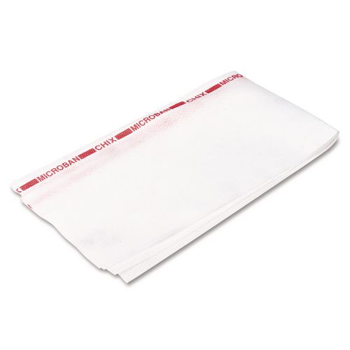 Chix Reusable Food Service Towels, Fabric, 13 x 24, White, 150/Carton