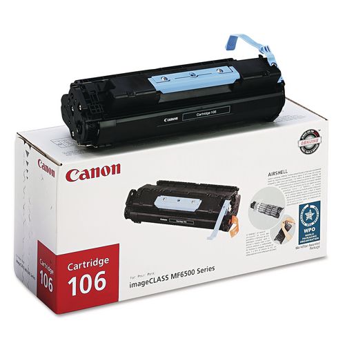 Canon 0264B001 (106) Toner, 5,000 Page-Yield, Black