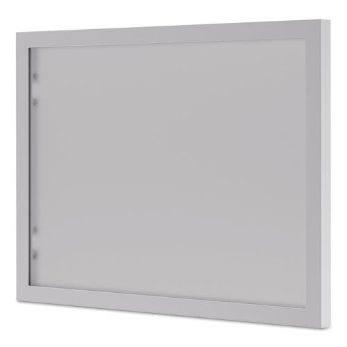 HON BL Series Hutch Doors, Glass, 13.25w x 17.38h, Silver/Frosted