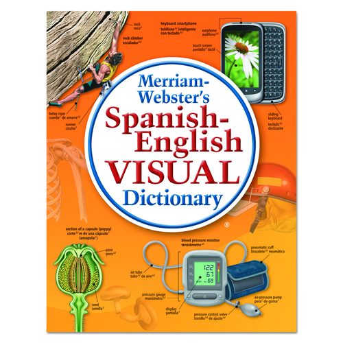 Merriam Webster Merriam-Webster Spanish-English Visual Dictionary, Paperback, 1,152 Pages