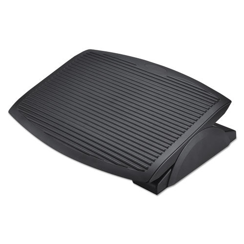 Alera Ergo Tilt Footrest, 13.75w x 17.75d x 3.38 to 5.13h, Black