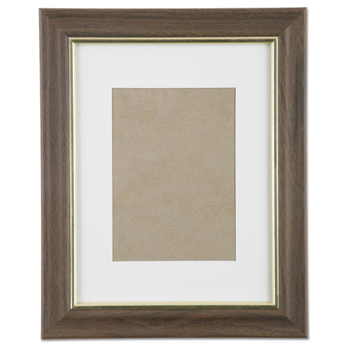 AbilityOne 7105014089957, SKILCRAFT Walnut Vinyl Frames, Certificate/Photo, 8.5 x 11, 12/Carton