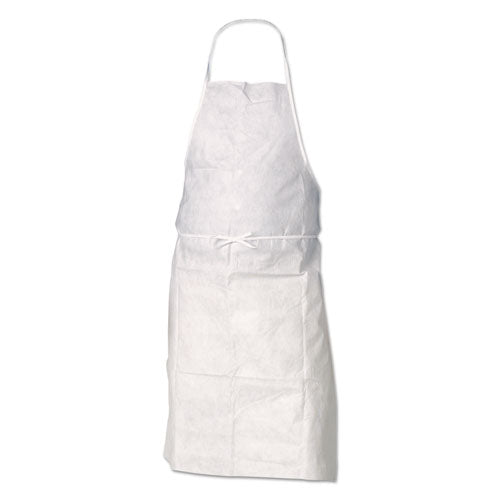 KleenGuard A20 Breathable Particle Protectioin Apron 36550, MICROFORCE Barrier SMS Fabric, One Size Fits Most, White