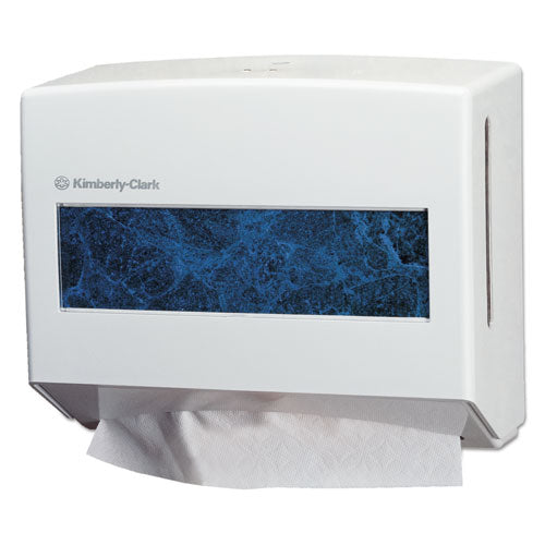 Kimberly-Clark Professional* Scottfold Compact Towel Dispenser, 10.75 x 4.75 x 9, Pearl White
