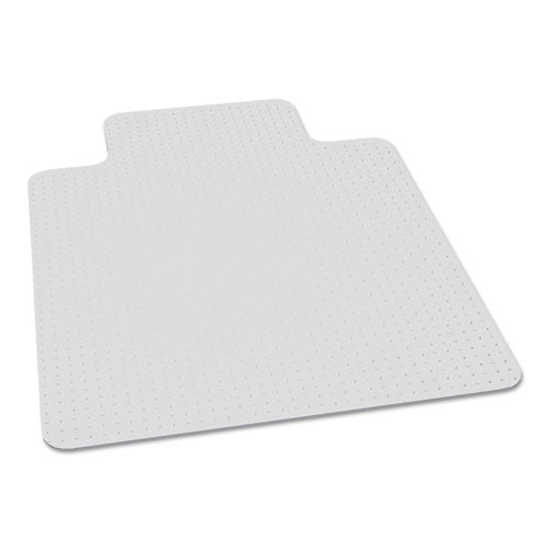 AbilityOne 7220016568994, SKILCRAFT Biobased Chairmat for High Pile Carpeted Floors, Rectangular with Lip, 45" x 53", Clear