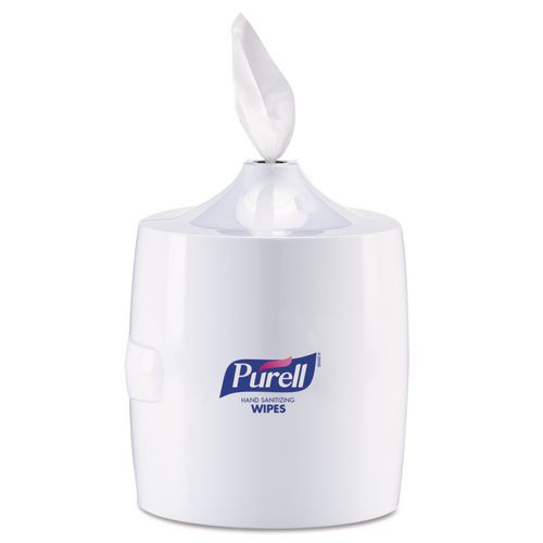 PURELL Hand Sanitizer Wipes Wall Mount Dispenser, 1,200/1,500 Wipe Capacity, 13.3 x 11 x 10.88, White