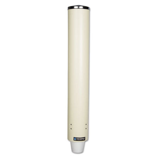 San Jamar Foam Cup Dispenser with Removable Cap, For 4 oz to 10 oz Cups, Sand
