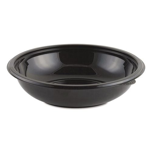 Anchor Packaging Crystal Classics Bowl, 32 oz, 8.5" Diameter x 2.14" h, Black, Plastic, 300/Carton