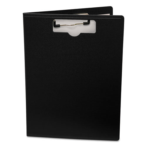 Mobile OPS Portfolio Clipboard with Low-Profile Clip, Portrait Orientation, 0.5" Clip Capacity, Holds 8.5 x 11 Sheets, Black