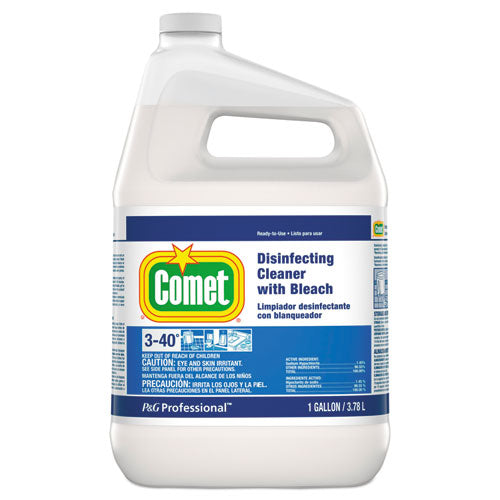 Comet Disinfecting Cleaner with Bleach, Fresh Scent, 1 gal Bottle