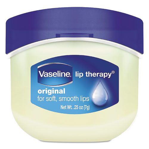 Vaseline Lip Therapy, Original Flavor, 0.25 oz Plastic Flip-Top Container