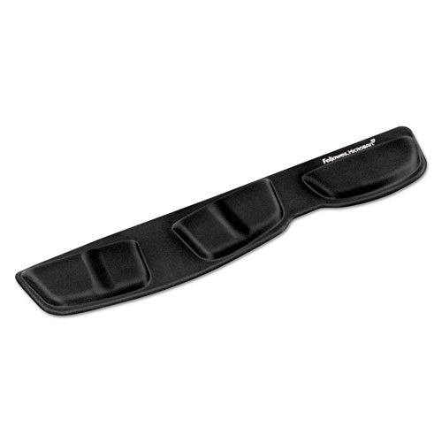 Fellowes Memory Foam Keyboard Palm Support with Microban Protection, 13.75 x 3.37, Black