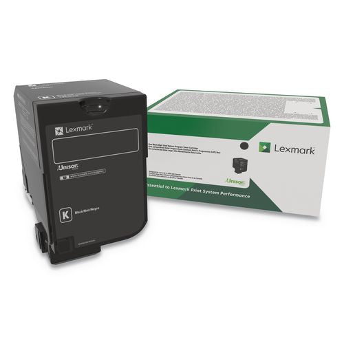 Lexmark 74C0HKG High-Yield Toner, 20,000 Page-Yield, Black
