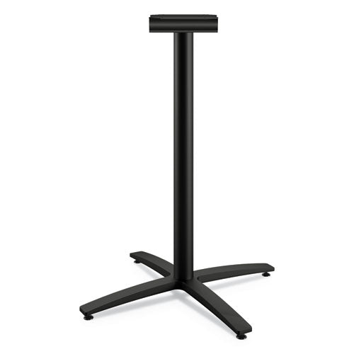 HON Between Standing-Height X-Base for 30" to 36" Table Tops, 26.18w x 41.12h, Black