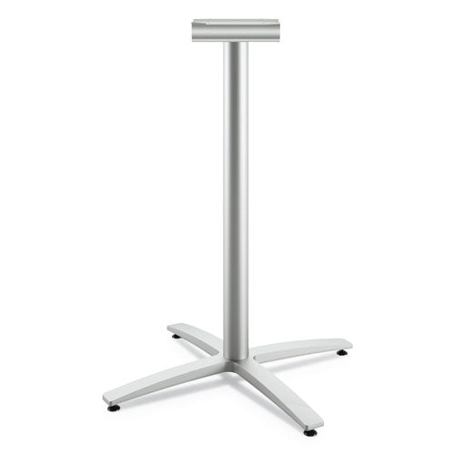 HON Between Standing-Height X-Base for 30" to 36" Table Tops, 26.18w x 41.12h, Silver