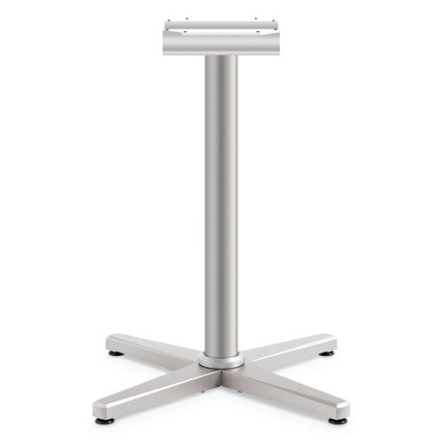 HON Arrange X-Leg Base for 30" to 36" Tops, 25.59w x 27.88h, Silver