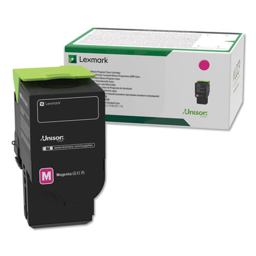 Lexmark C231HM0 Return Program High-Yield Toner, 2,300 Page-Yield, Magenta