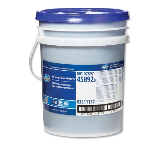Luster Professional All-Temp Rinse Additive, 5 gal Pail