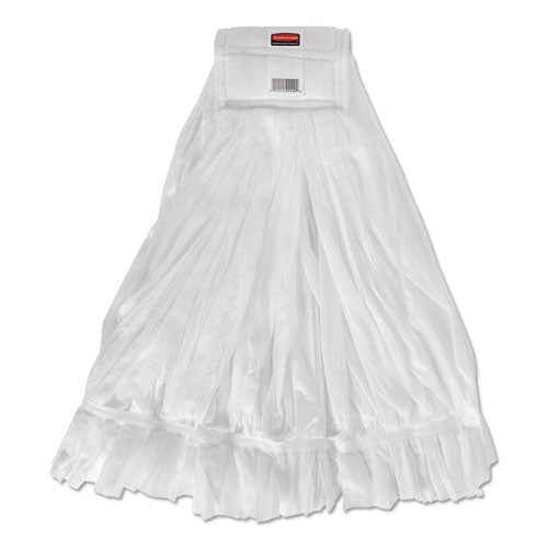 Rubbermaid Commercial Disposable Mop, Nonwoven Fiber, #24, 5" Headband, White
