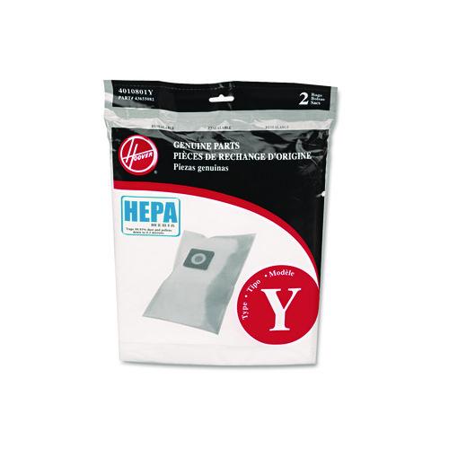 Hoover Commercial HEPA Y Vacuum Replacement Filter/Filtration Bag, 2/Pack