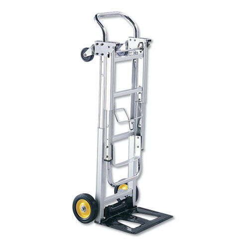 Safco HideAway Convertible Truck, 250 lb to 400 lb Capacity, 15.5 x 43 x 36, Aluminum