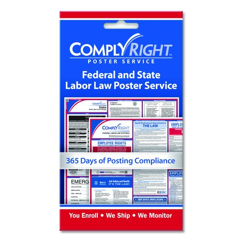 ComplyRight Labor Law Poster Service, "State/Federal Labor Law", 4 x 7