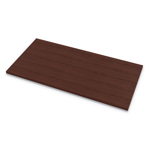 Fellowes Levado Laminate Table Top, 48" x 24", Mahogany