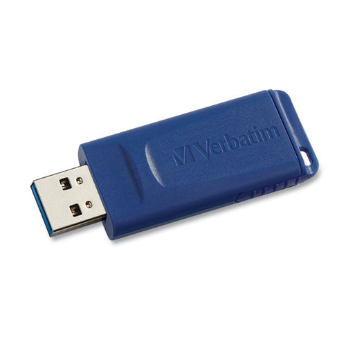 Verbatim Classic USB 2.0 Flash Drive, 16 GB, Blue, 5/Pack