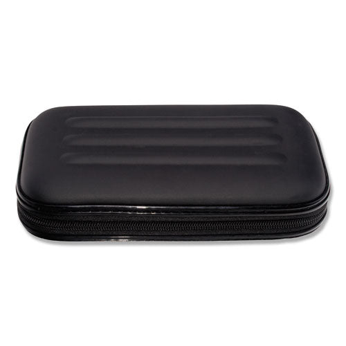 Innovative Storage Designs Large Soft-Sided Pencil Case, 8.75" x 5.25" x 2", Black