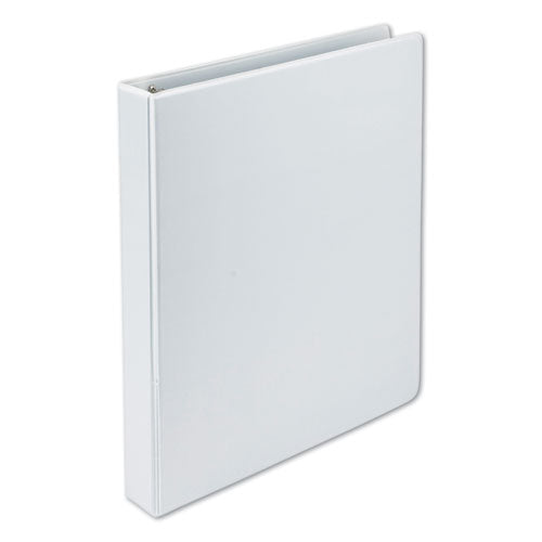 Samsill Earth's Choice Plant-Based D-Ring View Binder, 3 Rings, 1" Capacity, 11 x 8.5, White