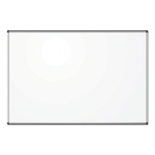 U Brands PINIT Magnetic Dry Erase Board, 72" x 48" (Actual Size: 70" x 47"), White Surface, Satin Aluminum Frame