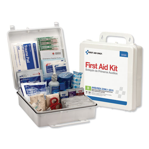 First Aid Only Bulk ANSI 2015 Compliant First Aid Kit, 199 Pieces, Plastic Case