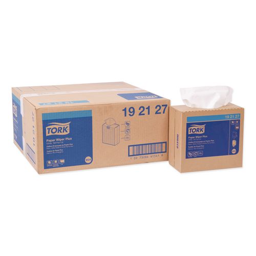 Tork Multipurpose Paper Wiper, 9.25 x 16.25, White, 100/Box, 8 Boxes/Carton