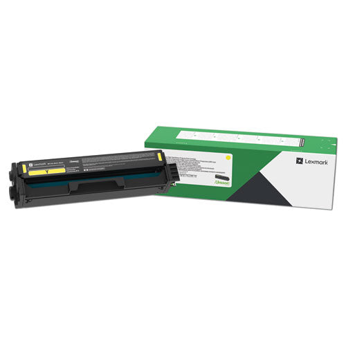Lexmark C331HY0 Return Program High-Yield Toner, 2,500 Page-Yield, Yellow