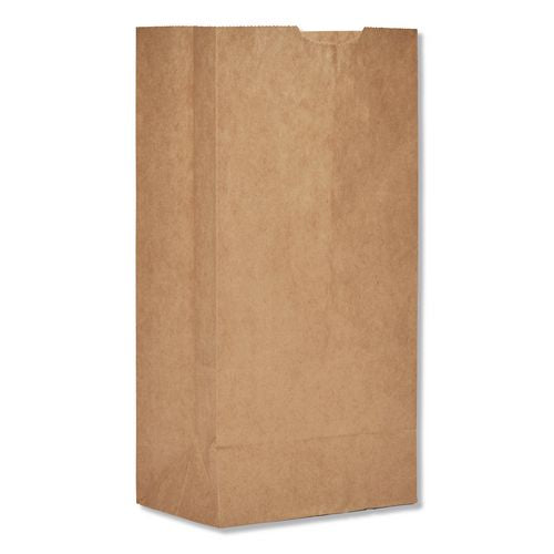 Ross & Wallace Paper Products Grocery Paper Bags, 4# Size, 30# Basis Weight, 5" x 3.13" x 9.88", Kraft, 500/Bundle