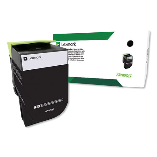 Lexmark 80C0HKG Return Program High-Yield Toner, 4,000 Page-Yield, Black, TAA Compliant
