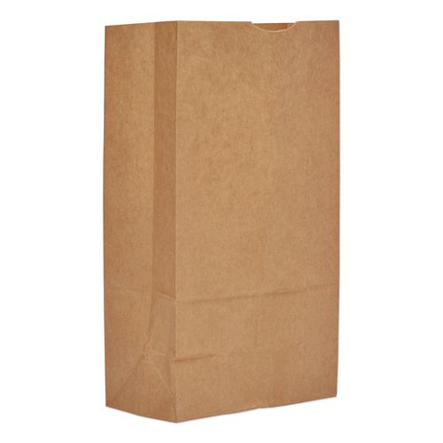 Ross & Wallace Paper Products Grocery Paper Bags, 12# Size, 40# Basis Weight, 7" x 4.38" x 13.75", Kraft, 1,000/Bundle