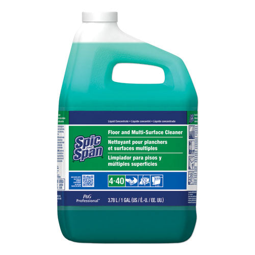 Spic and Span Liquid Floor Cleaner, Fresh Scent, 1 gal Closed-Loop Plastic Jug, 3/Carton
