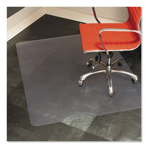 ES Robbins Heavy Use EverLife Chair Mat for Hard Floors, Rectangular, Straight Edges, 46" x 60", Clear