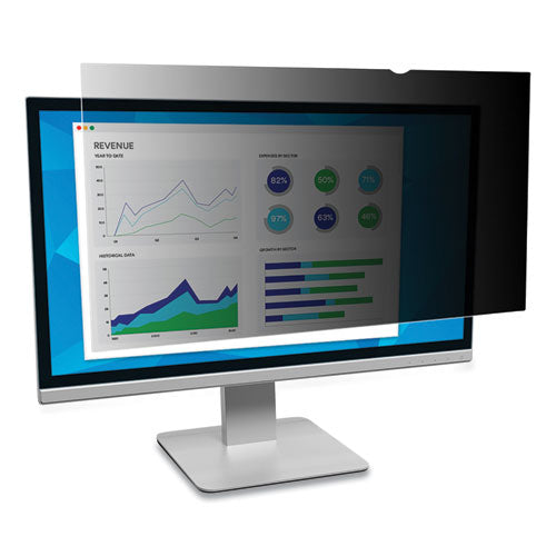 3M Frameless Blackout Privacy Filter for 24" Widescreen Flat-Panel Monitor, 16:10 Aspect Ratio