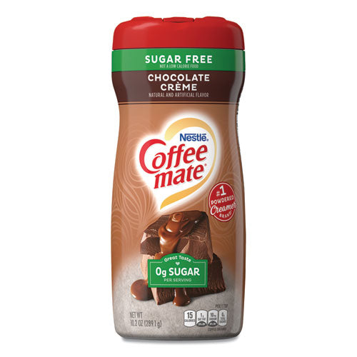 Coffee mate Sugar Free Chocolate Cream Powdered Creamer, 10.2 oz Canister, 6/Carton